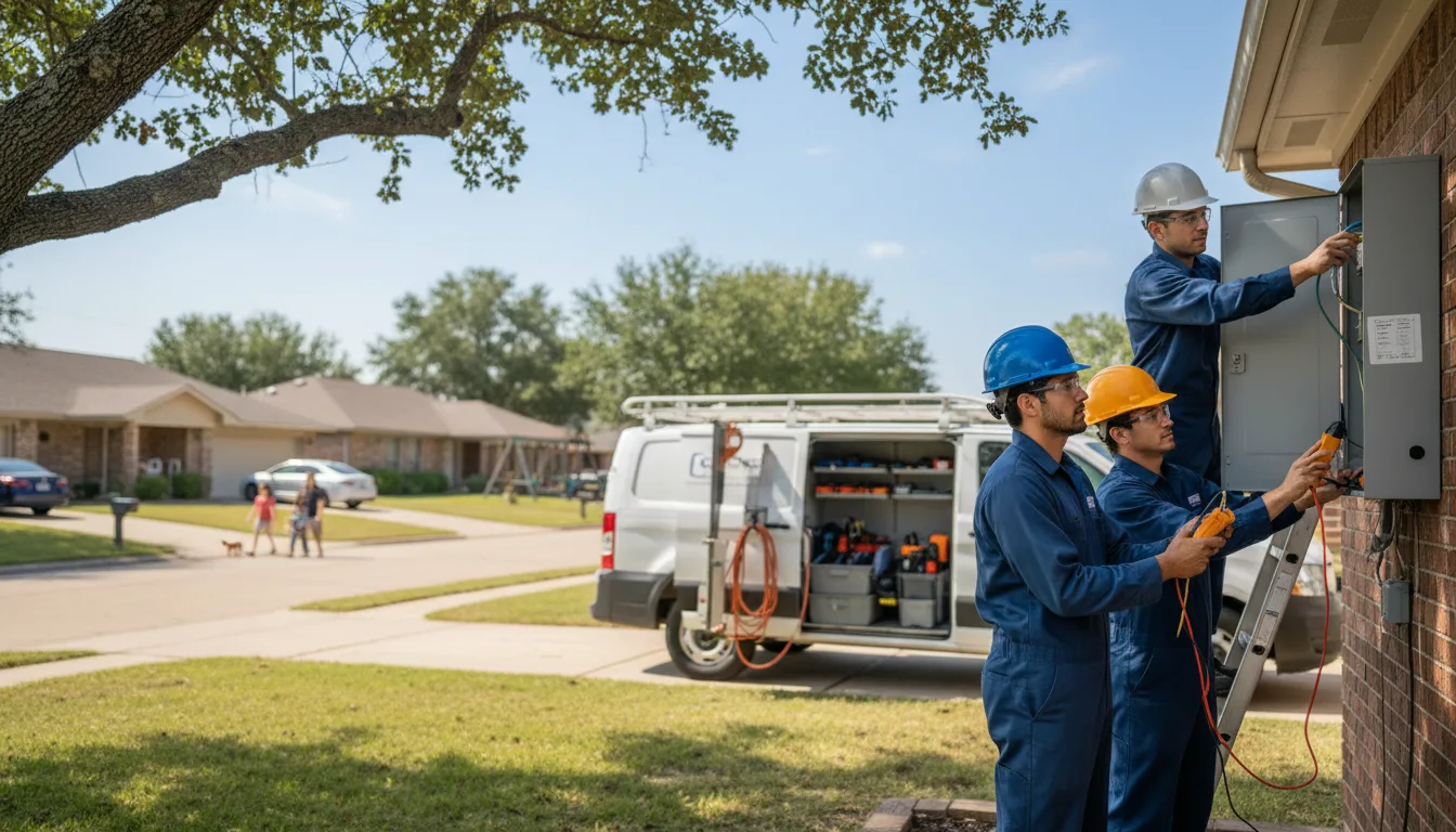 Certified electrician providing emergency electrical services in Edgar Springs, MO